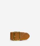 Womens Leather Braided Belt - Cole Haan