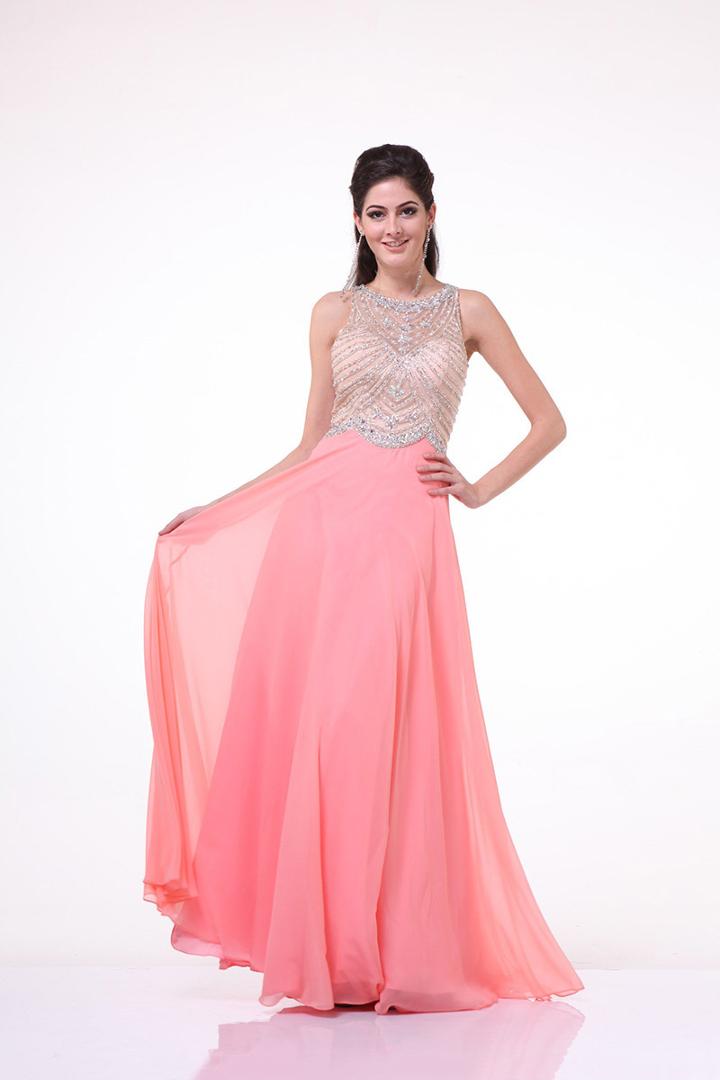 Cinderella Divine - Crystal Embellished A-line Gown