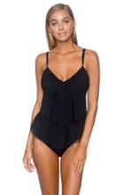 Sunsets Swimwear - Ava Tiered Tankini Bikini Top 72efghblck