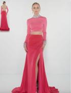 Alyce Paris Claudine - 2432 Dress In Hot Pink Rose