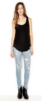 Michael Lauren - Michael Lauren Ray Black Tank