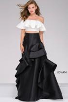 Jovani - Two-piece Off The Shoulder Prom Gown 47689