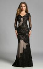 Lara Dresses - 32635 In Black/nude