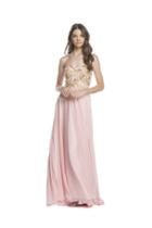 Aspeed - L1412 Strapless Gold Embroidered Bodice Prom Dress