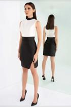 Ieena Duggal - Hi Neck Dress Style 25372i