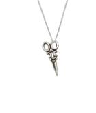 Femme Metale Jewelry - Vintage Scissors Charm Necklace