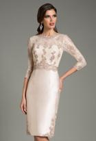 Feriani Couture - 18503 Classy Lacey Top Cocktail Dress