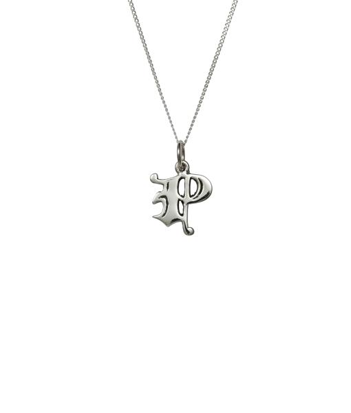 Femme Metale Jewelry - Love Letter P Charm Necklace