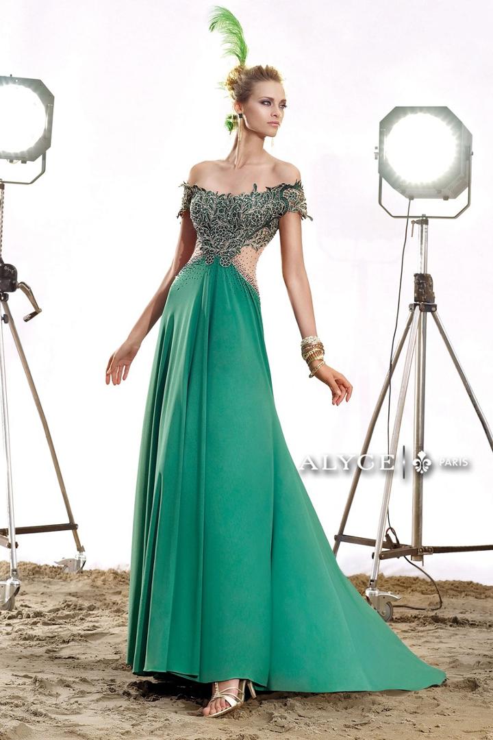 Alyce Paris Claudine - 2418 Dress In Emerald