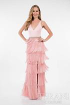 Terani Prom - Gorgeous Fringe Dress With Side Slit 1715p2972