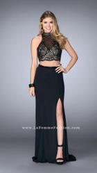 Gigi - Ravishing Embroidered High Sheath Evening Gown 24494