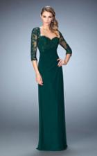 La Femme - 21750 Sequined Sweetheart Column Dress