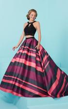 Tiffany Designs - 16210 Halter Top Two-piece Ballgown
