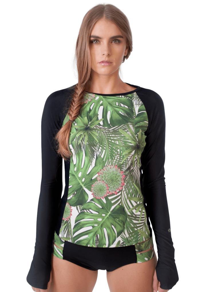 Jala Clothing - Sup Rash Guard In Tropic Thunder