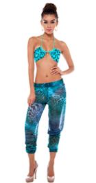 Nicolita Swimwear - Lady Havana Pants Leopard Teal