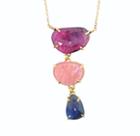 Mabel Chong - Tri-stone Sky Necklace-wholesale