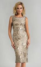 Feriani Couture - 18601 Shimmering Bateau Cocktail Dress