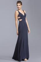 Aspeed - L1999 Sleeveless V-neck Cutout Prom Dress