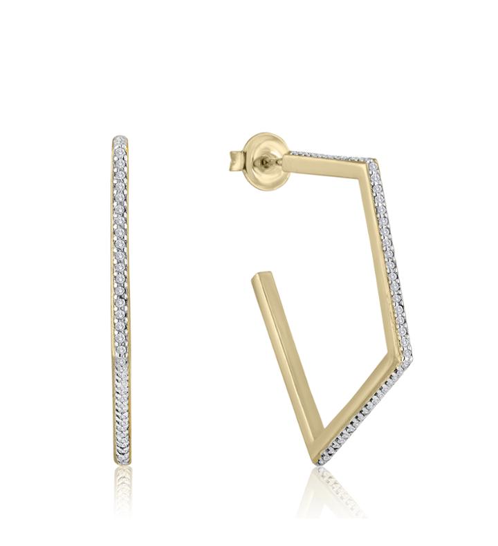 Bonheur Jewelry - Laurel Hoop Earrings