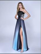 Nina Canacci - 3000 Dress In Black/fuchsia