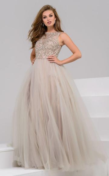 Jovani - 99148 Embellished Tulle Ballgown