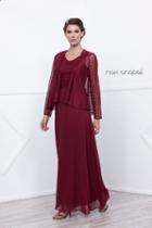 Nox Anabel - Lace Scoop Neck A-line Dress 5138