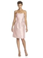 Alfred Sung - D614 Bridesmaid Dress In Pearl Pink