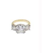 Cz By Kenneth Jay Lane - Cushion Royal Engagement Ring