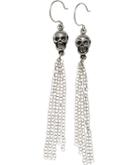 Femme Metale Jewelry - Skull Tassel Earrings