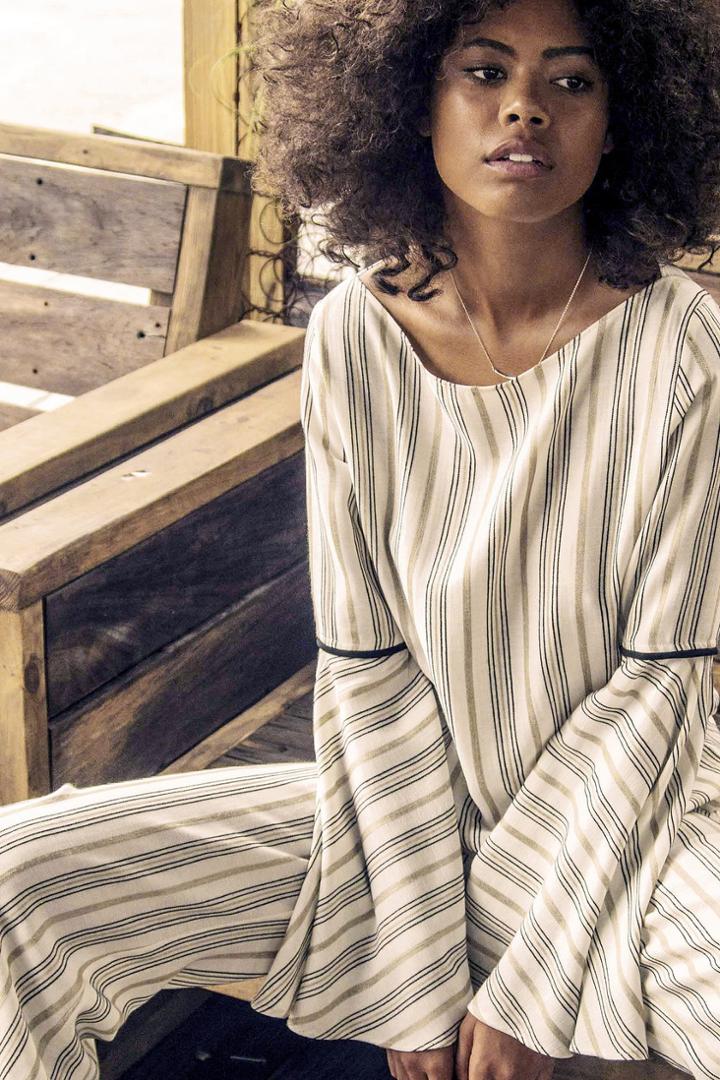 Ramona Larue - Torero Top Pin Stripe