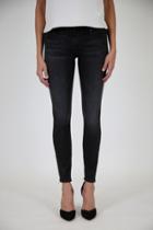 Black Orchid Denim - Amber Zipper Skinny Ebony