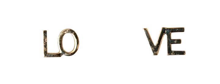 Heather Hawkins - Two Letter Stud Earrings