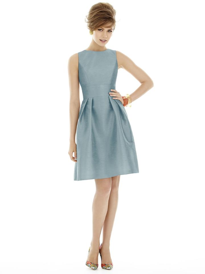 Alfred Sung - D679 Bridesmaid Dress In Mystic