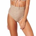 Montce Swim - Mocha Crochet High Rise Bikini Bottom