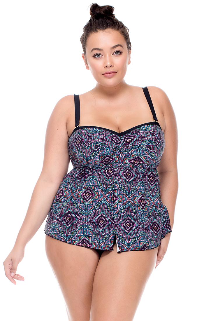 Curve Swimwear - Seabreeze Tankini Top 370dd/ezanz