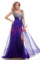 Cassandra Stone - 65018 Cap Gown In Royal Purple
