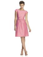 Alfred Sung - D568 Bridesmaid Dress In Pearl Pink