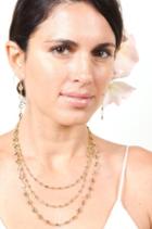 Heather Gardner - Triple Swarovski Crystal Classy Necklace