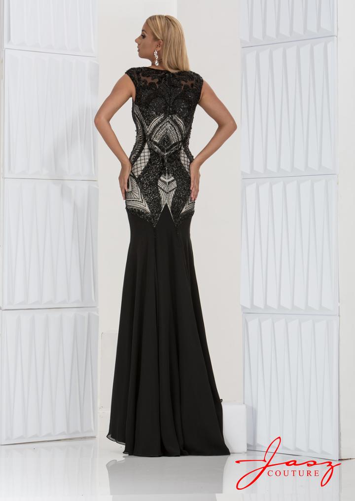 Jasz Couture - 5633 Dress In Black