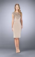 La Femme - 23266 Cap Sleeved Cocktail Dress
