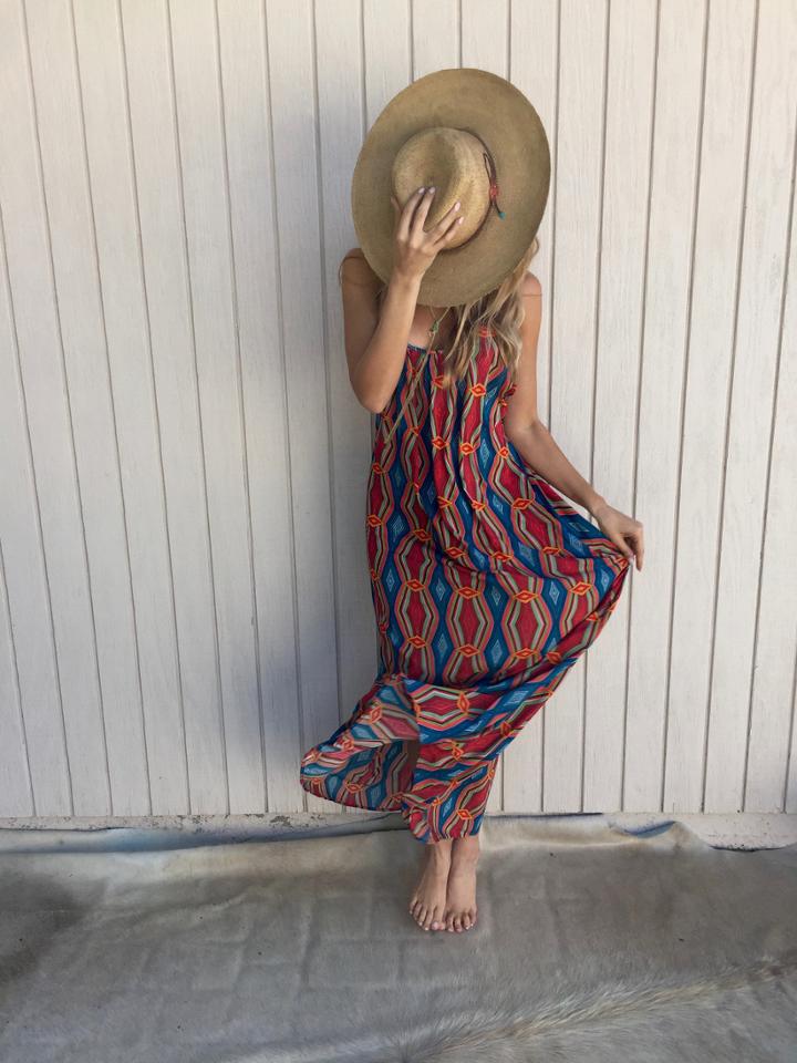 Tysa - Leigh Dress In Serape Fresco
