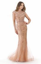 Morrell Maxie - 15751 High Neck Embellished Evening Gown