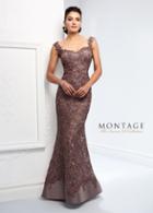 Ivonne D For Mon Cheri - 218d23 Allover Lace Sweetheart Trumpet Dress