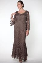 Soulmates - D8785x Queen Bell-sleeve Tunic Top And Skirt