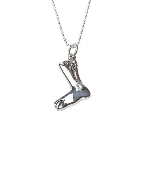 Femme Metale Jewelry - Zombie Foot Charm Necklace