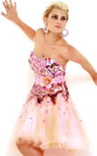 Nina Canacci - C2010-1 Dress In Pink Fucshia