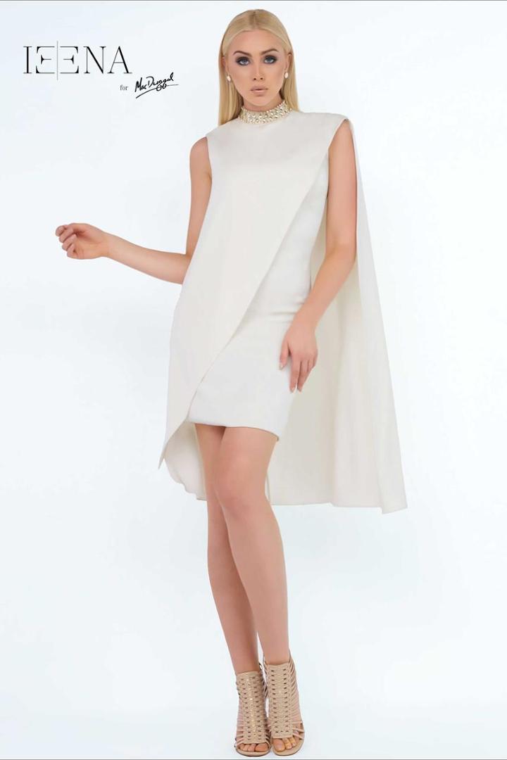 Ieena For Mac Duggal - High Neck Dress Style 25382i