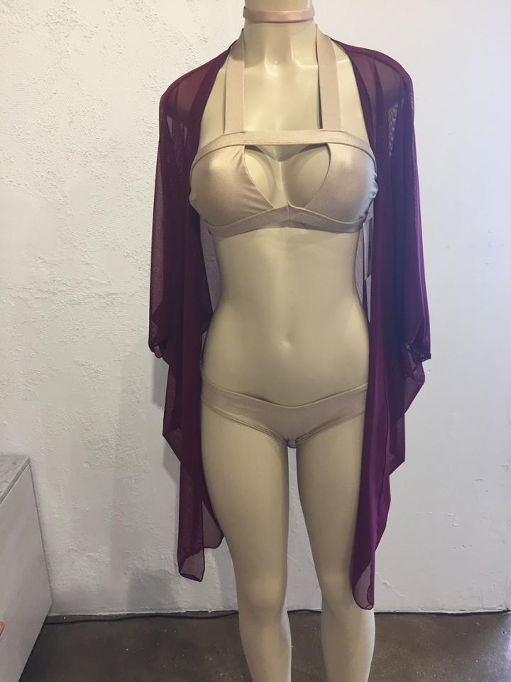 Montce Swim - Maroon Short Kimono