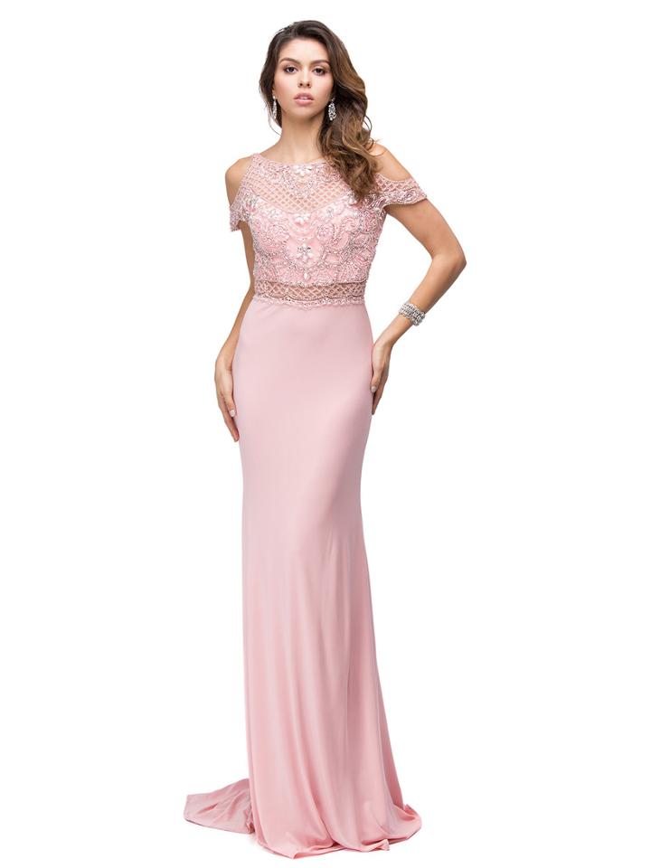 Dancing Queen - Smart Beaded Bodice Long Prom Dress 9739
