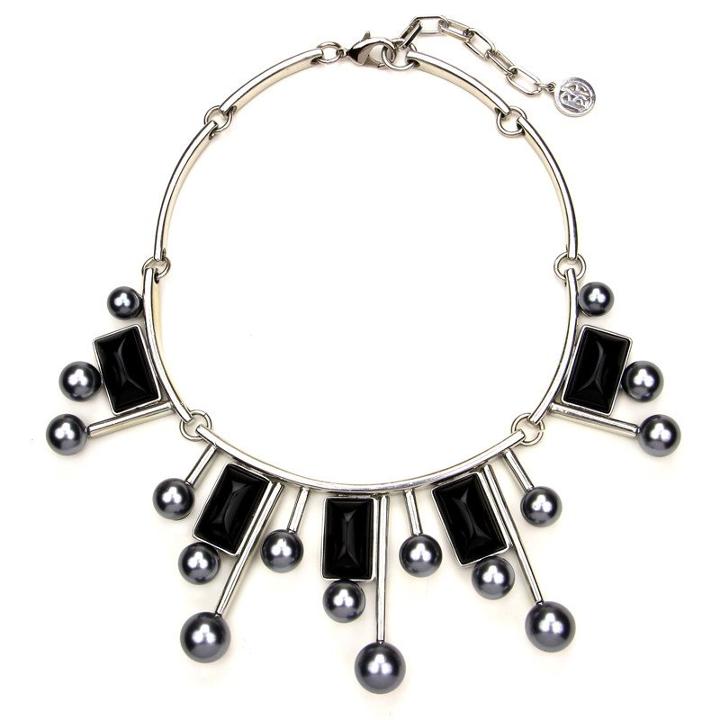 Ben-amun - Modern Pearl Statement Collar Necklace
